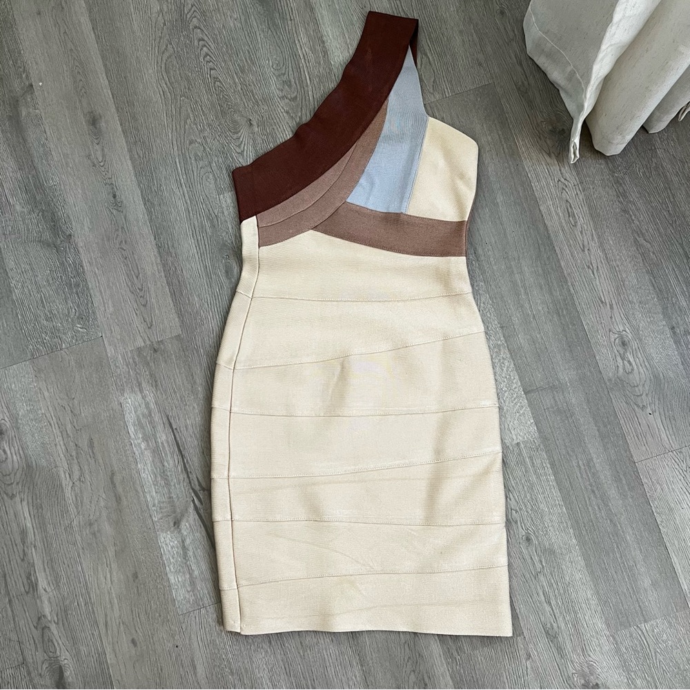 One-Shoulder Bandage Style Dress